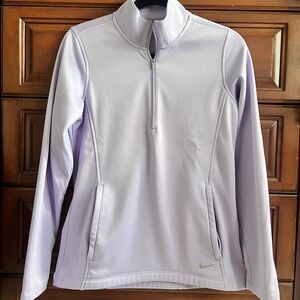Nike Golf Tour Performance Light Purple Quarter-Zip Jacket size M